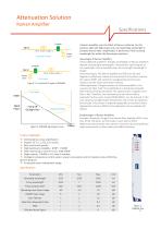 OPTICAL LINE SYSTEM Product Brochure IP over DWDM - 10