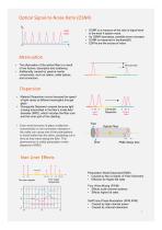 OPTICAL LINE SYSTEM Product Brochure IP over DWDM - 4