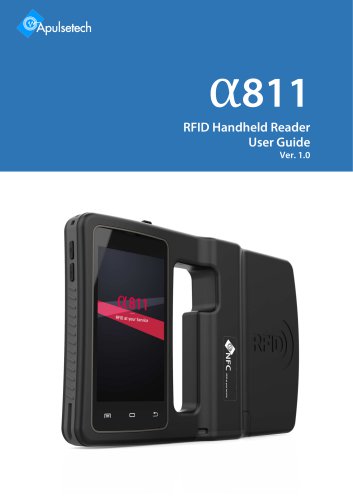 &alpha;811 RFID Handheld Reader User Guide