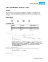 Heat-Shrink Tube Technical Data Sheet Dymo-1