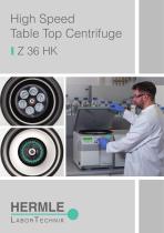 High Speed Table Top Centrifuge Z 36 HK - 1