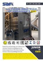 EXPLOSION-PROOF PASSENGER AND MATERIAL HOIST JUNIOR AS ATEX(ZONE 0,1 AND 2) - 1