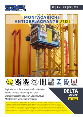 VISION S - Mast climbing work platform - FREESTANDING - Safi Group srl ...