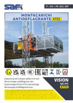 EXPLOSION-PROOF TRANSPORT PLATFORM VISION MC-PC ATEX (ZONE 0,1 AND 2)