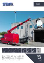 SCJ17 - Telescopic aerial platform + articulated JIB 17 m - 1