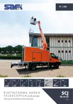 SCJ18H+H - Telescopic aerial platform + articulated JIB 18 m - 1