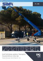 SKJ14 - Telescopic towed aerial platform + JIB - 14 m - 1