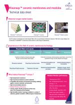 Kleansep™ ceramic membranes and modules - 1