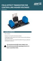 FIELD-EFFECT TRANSISTOR FOR CONTROLLING HIGHER VOLTAGES - 1