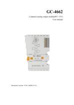 GC-4662-2 Channel Analog Output Module (0V~+5V)