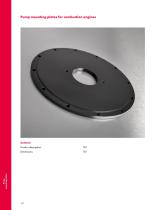 Pump mounting plates for combustion engines-2