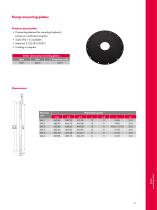 Pump mounting plates for combustion engines-3