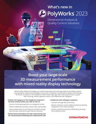 Boost your large-scale 3D measurement performance with mixed reality display technology