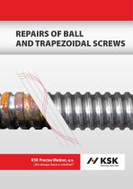 REPAIRS OF BALL AND TRAPEZOIDAL SCREWS - 1