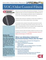 Odor/VOC Control Filtration Products - 1