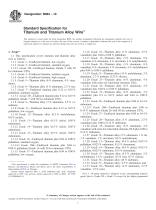 Standard Specification for Titanium and Titanium Alloy Wire1-1