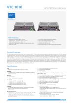 VTC 1010 Datasheet - 1