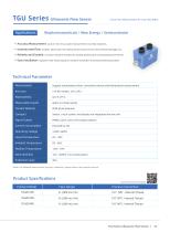 TGU Series Ultrasonic Flow Sensor-1
