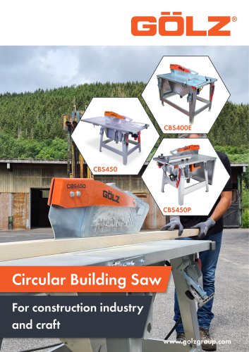 Circular Building Saw For Construction Industry And Craft