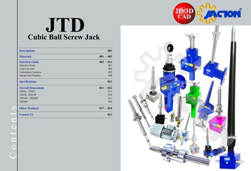 JTD Cubic Ball Screw Jack