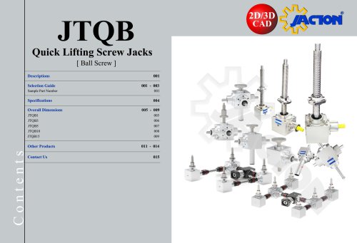 JTQB Cubic Bevel Gear Ball Screw Jack