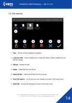 CONSOLE USER MANUAL - 14
