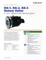 RX Rotary Union (4_ - 6_) Tapered Roller Bearing - 1