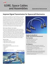 GORE® Space Cables and Assemblies: Symmetrical Interconnects Data Sheet - 1