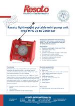 Air driven mini pump unit - 1