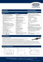 AcuTrak Inline Hygrometer Specification Sheet - 2