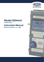 SDHmini Portable Hygrometer Instruction Manual - 1