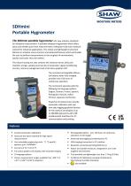 SDHmini and SDHmini-L Portable Hygrometers Specification Sheet - 1