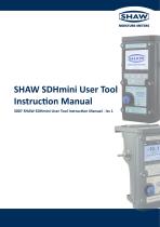 SDHmini User Tool Operating Instructions - 1