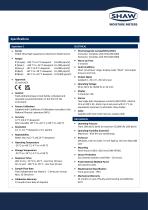 Superdew 3 Hygrometer Specification Sheet - 2