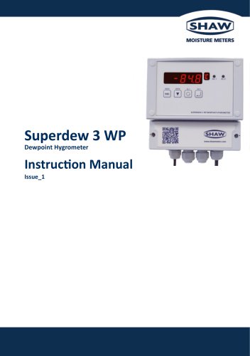 Superdew 3 WP Instruction Manual