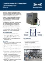 Trace Moisture Measurement in Ozone Generation-1
