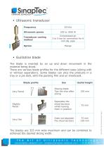 Ultrasonic slicing, cutting - 4