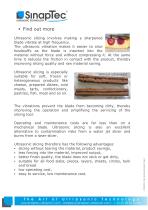 ultrasonic slicing for food industry - 2