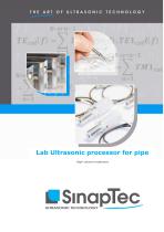 Ultrasonic sonicator Lab for pipe processor - 1