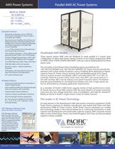 AMX Parallel AC Power Systems Product Brochure - 1