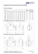 Constant Flow Rate Control and shut-off Unit Type VRW-A - 5