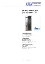 Facade fancoil unit FVM - 1