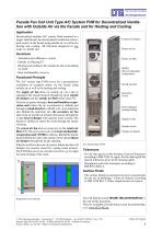 Facade fancoil unit FVM - 3