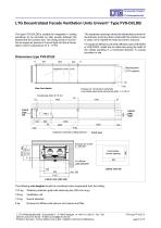 Facade fancoil unit FVS - 6