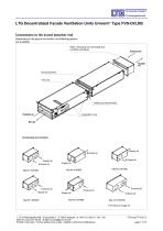 Facade fancoil unit FVS - 7