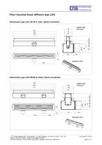 Floor mounted Air Diffuser Type LDU - 5