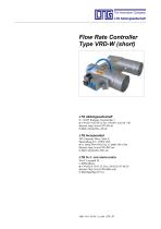 Flow-Rate Controller Type VRD-W - 1