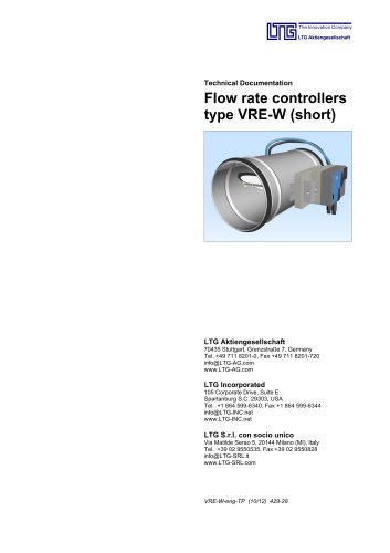 Flow-Rate Controller Type VRE-W