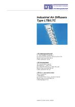 Industrial Air Diffuser Type LTB and LTC - 1