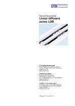 Linear Air Diffusers Type LDB und ?LTG System clean? - 1